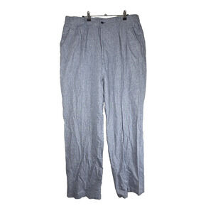 Vtg Base Camp Pants Sz XXL Pants Mens Linen Blue Spring Summer Cooling NWT